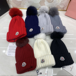 Moncler 몽클레어 여우털 니트 비니