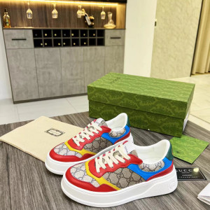 Gucci 두껍밑창 화이트 스니커즈