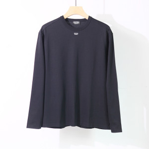 남성 긴팔 라운드넥 티셔츠